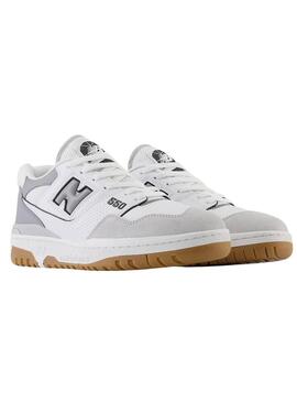 Scarpa da ginnastica New Balance BB550 grigia per uomo.