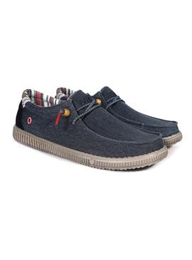 Scarpe Walkin Pitas Rustic Blu Marino per Uomo