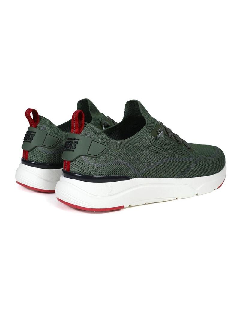 Scarpe da ginnastica Walkin Pitas Cue Verde per uomo