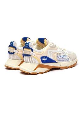 Scarpe da ginnastica Lacoste Neo 003 Beige e Blu per uomo