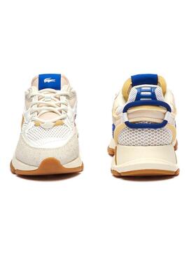 Scarpe da ginnastica Lacoste Neo 003 Beige e Blu per uomo