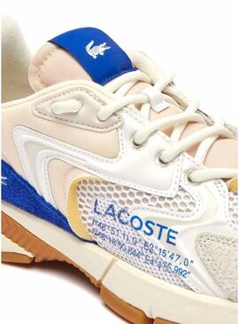 Scarpe da ginnastica Lacoste Neo 003 Beige e Blu per uomo