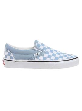 Scarpe Vans Slip On Checkerboard Blu e Bianche