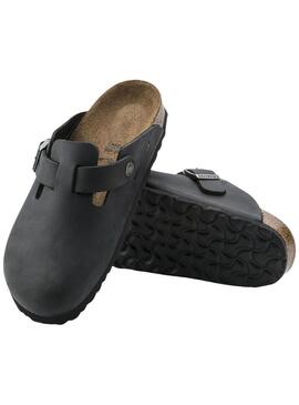 Ciabatte Birkenstock Boston nere per donna.