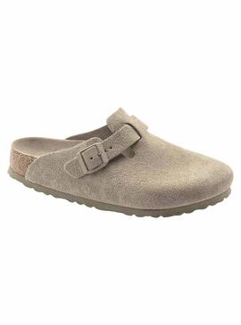 Ciabatte Birkenstock Boston Verde per Donna e Uomo