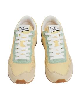 Scarpe Pepe Jeans Natch Basic Gialle Donna