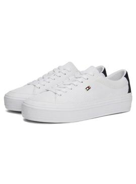 Scarpe da ginnastica Tommy Hilfiger Monotype Bianche Donna