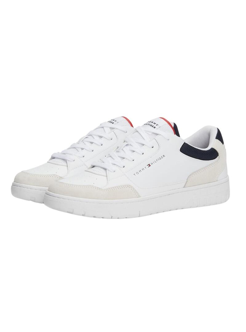 Scarpe da ginnastica Tommy Hilfiger Basket Bianche Uomo