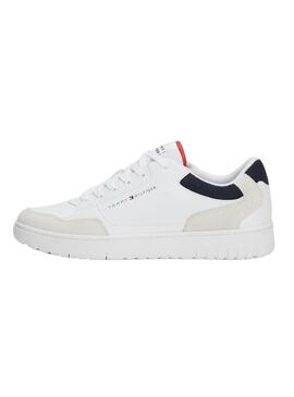 Scarpe da ginnastica Tommy Hilfiger Basket Bianche Uomo