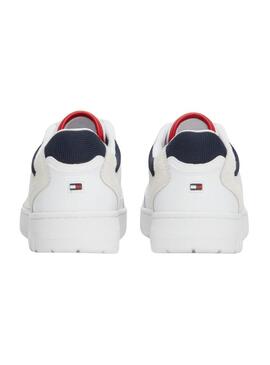 Scarpe da ginnastica Tommy Hilfiger Basket Bianche Uomo