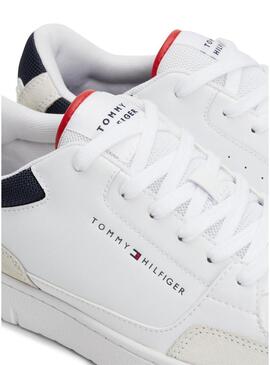 Scarpe da ginnastica Tommy Hilfiger Basket Bianche Uomo