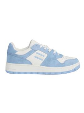 Scarpe Tommy Jeans Retro Washed Blu Donna