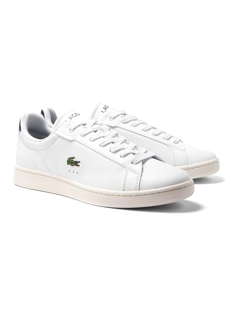 Sneakers Lacoste Carnaby Pro in pelle bianca da uomo