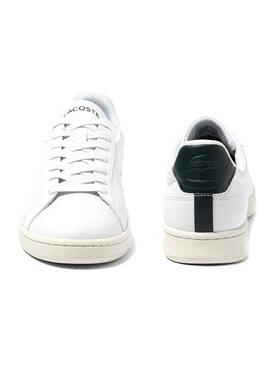 Sneakers Lacoste Carnaby Pro in pelle bianca da uomo