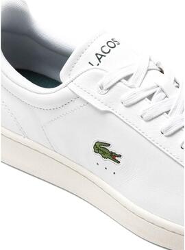 Sneakers Lacoste Carnaby Pro in pelle bianca da uomo