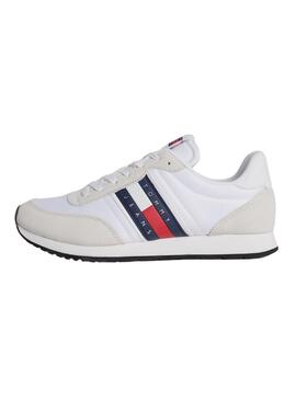 Scarpe da ginnastica Tommy Jeans Runner Casual bianche da uomo