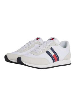 Scarpe da ginnastica Tommy Jeans Runner Casual bianche da uomo