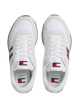 Scarpe da ginnastica Tommy Jeans Runner Casual bianche da uomo