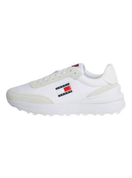 Scarpe da ginnastica Tommy Jeans Tech Runner Bianche Donna