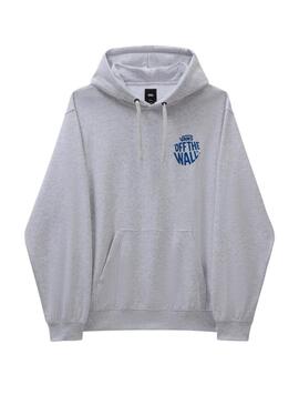 Felpa Vans Circle Grigia per Uomo