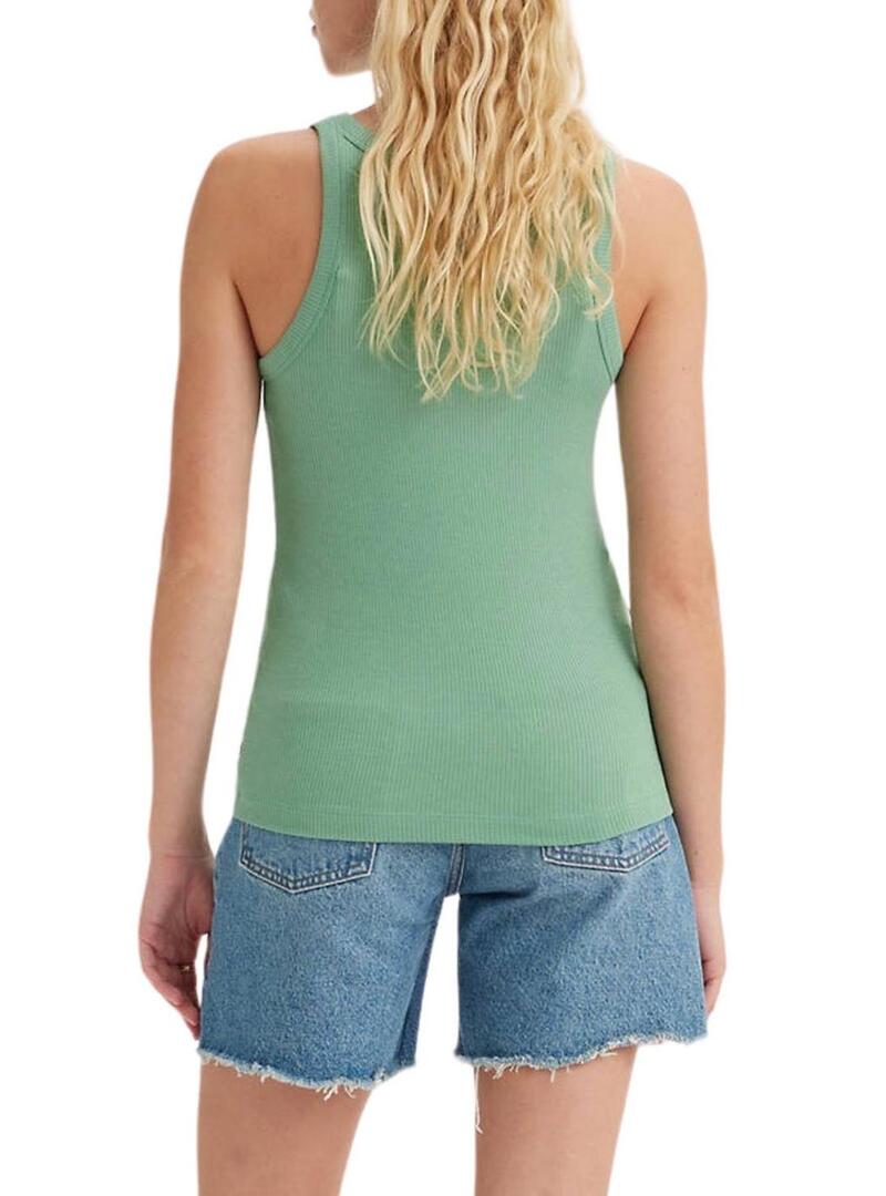 Top Levis Dreamy Tank Verde Per Donne