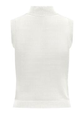 Top Only Lill punto bianco per donna