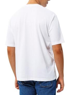 T-Shirt Levis Pattino Bianco per Uomo