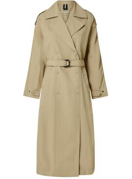 Trenchcoat Ecoalf Errigal marrone per donna