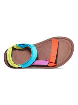 Sandali Teva Huracán XLT2 Multicolore Blu per Donna