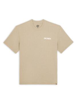 Maglietta Dickies Herndon Beige per Uomo