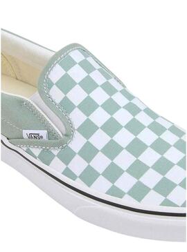 Scarpe Vans Slip-On Checkerboard blu per donna