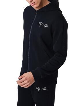 Maglione con Cerniera Project x Paris nero per Uomo