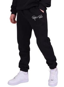 Pantaloni Jogger Project x Paris Ricamati Neri