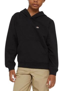 Felpa Dickies Youth Oakport Hoodie Nero per Ragazzo e Ragazza