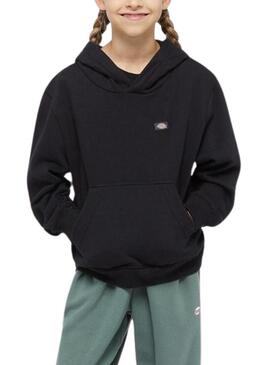 Felpa Dickies Youth Oakport Hoodie Nero per Ragazzo e Ragazza