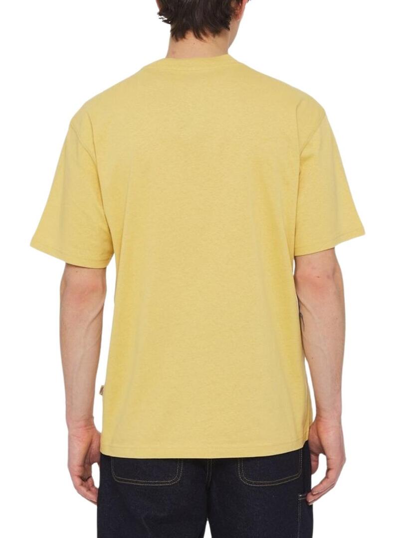 Maglietta Dickies Luray Pocket Giallo per Uomo