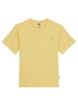 Maglietta Dickies Luray Pocket Giallo per Uomo