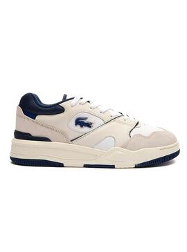 Sneakers Lacoste Lineshot in Pelle Beige