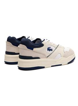 Sneakers Lacoste Lineshot in Pelle Beige