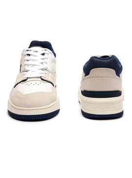 Sneakers Lacoste Lineshot in Pelle Beige