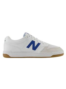 Scarpe da ginnastica New Balance 480 bianche e blu per uomo