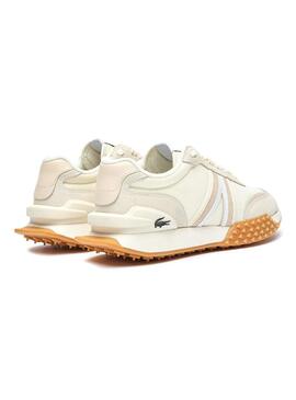 Scarpe da ginnastica Lacoste L-Spin Deluxe beige per donna