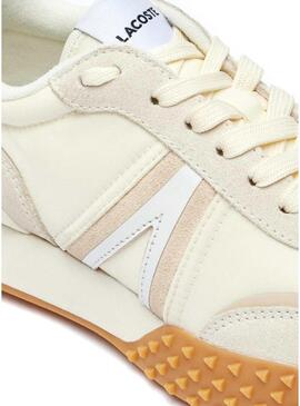 Scarpe da ginnastica Lacoste L-Spin Deluxe beige per donna