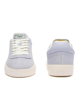 Scarpa Lacoste Baseshot Blu per Donna