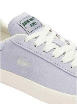 Scarpa Lacoste Baseshot Blu per Donna