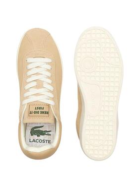 Scarpe Lacoste Baseshot Tostato per Donna