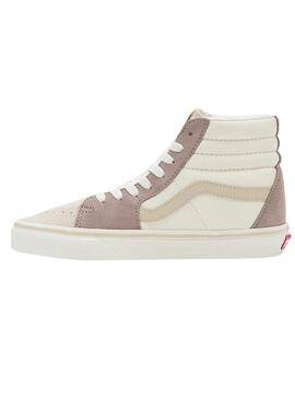 Scarpe Vans SK8 Hi Grigie per Donna