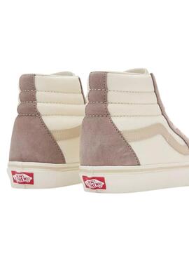 Scarpe Vans SK8 Hi Grigie per Donna