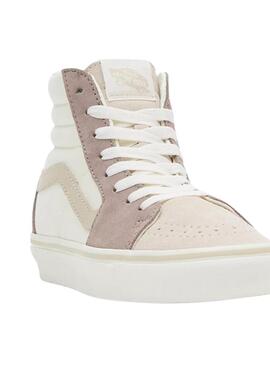 Scarpe Vans SK8 Hi Grigie per Donna