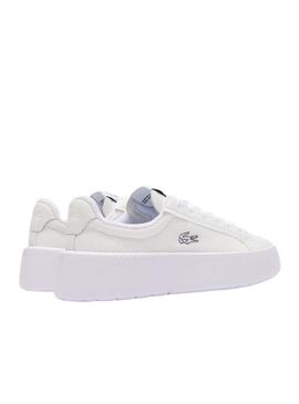 Sneakers Lacoste Carnaby Plat Bianche per Donna